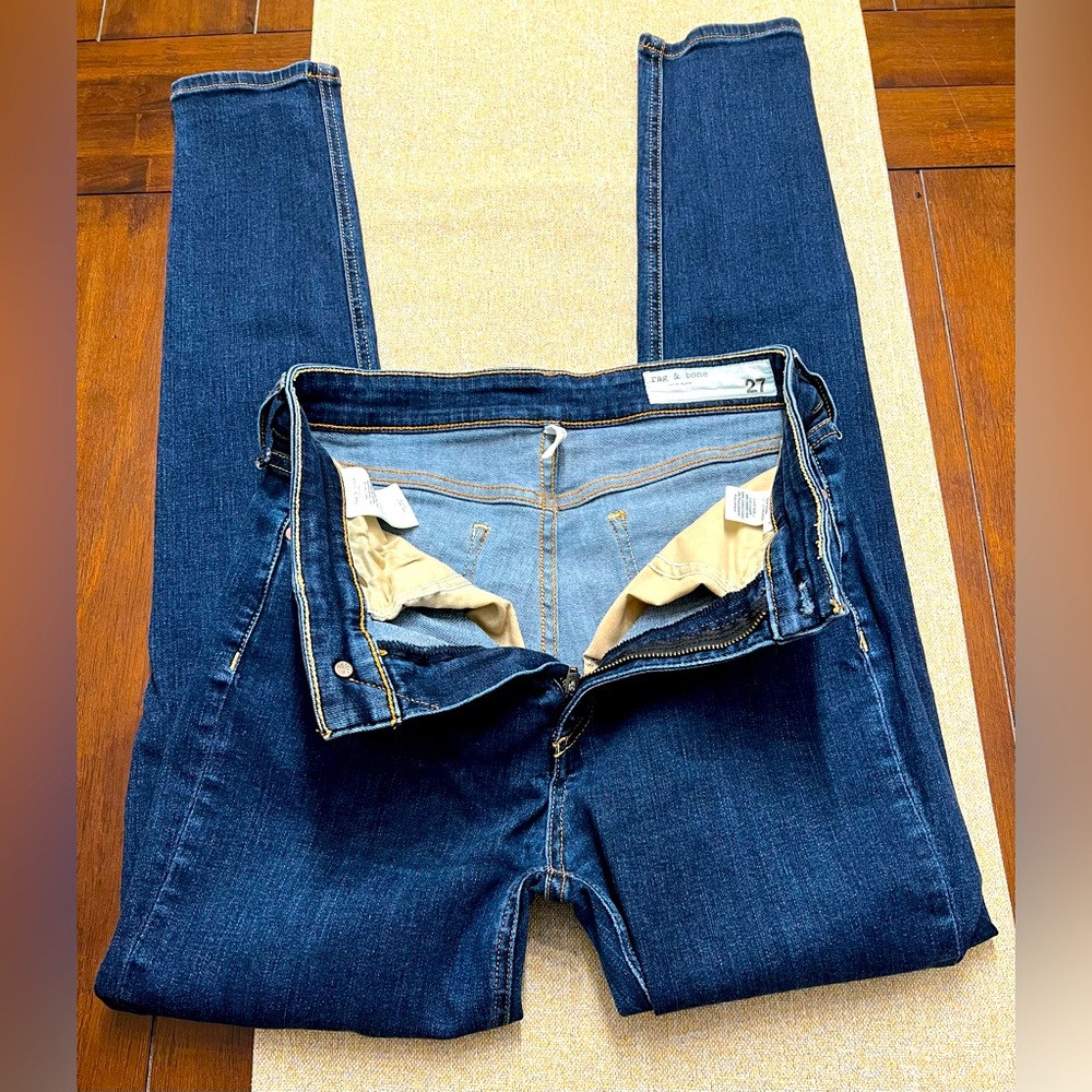 ❤️Rag & Bone High Rise Skinny Women's Blue Jeans